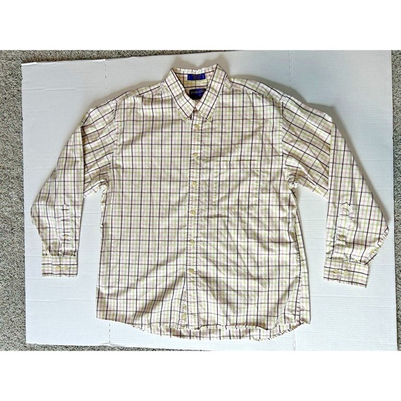 Pendleton Other - Men's Pendleton‎ Long Sleeve Button Up Shirt Vintage Size XL Plaid